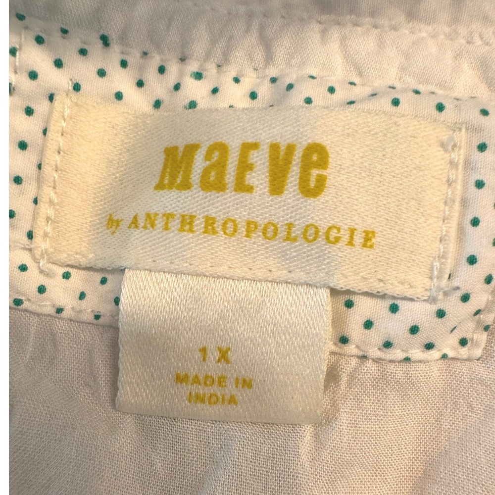 Anthropologie Green White Seashell Print Tiered Maxi Dress Halter Strappy Back - Picture 9 of 9